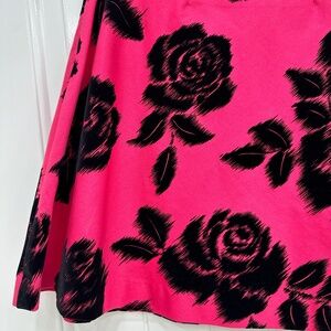 Trina Turk Pink & Black Skirt